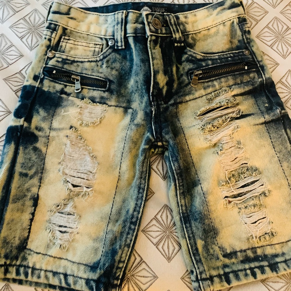Boy Ripped Jean Shorts